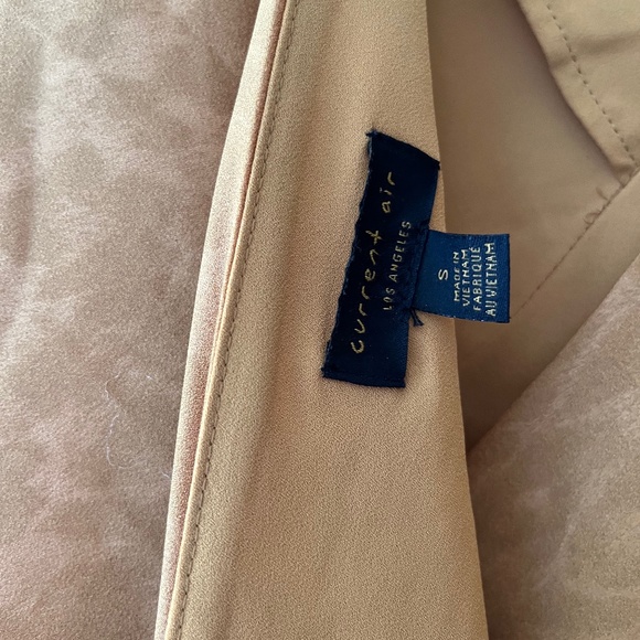 Anthropologie Current Air Leopard Print Wrap Top - Picture 9 of 9